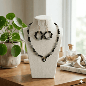 Set Ojo Truco Obsidiana
