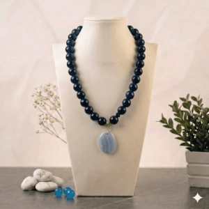 Collar Chicle Azul Noche