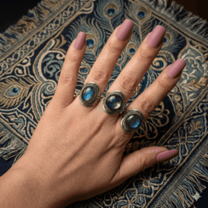 Anillo de Labradorita