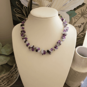 Collar Alva Rosa