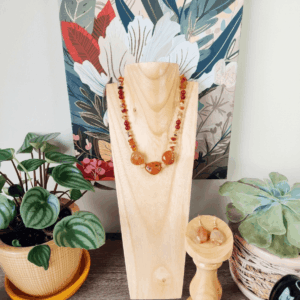 Set Collar y Aretes Maxi Agata