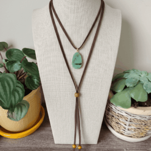 COLLARES CUERO DOBLE CAIDA